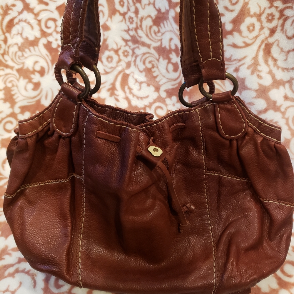 Lucky Brand Large Genuine Leather Tote